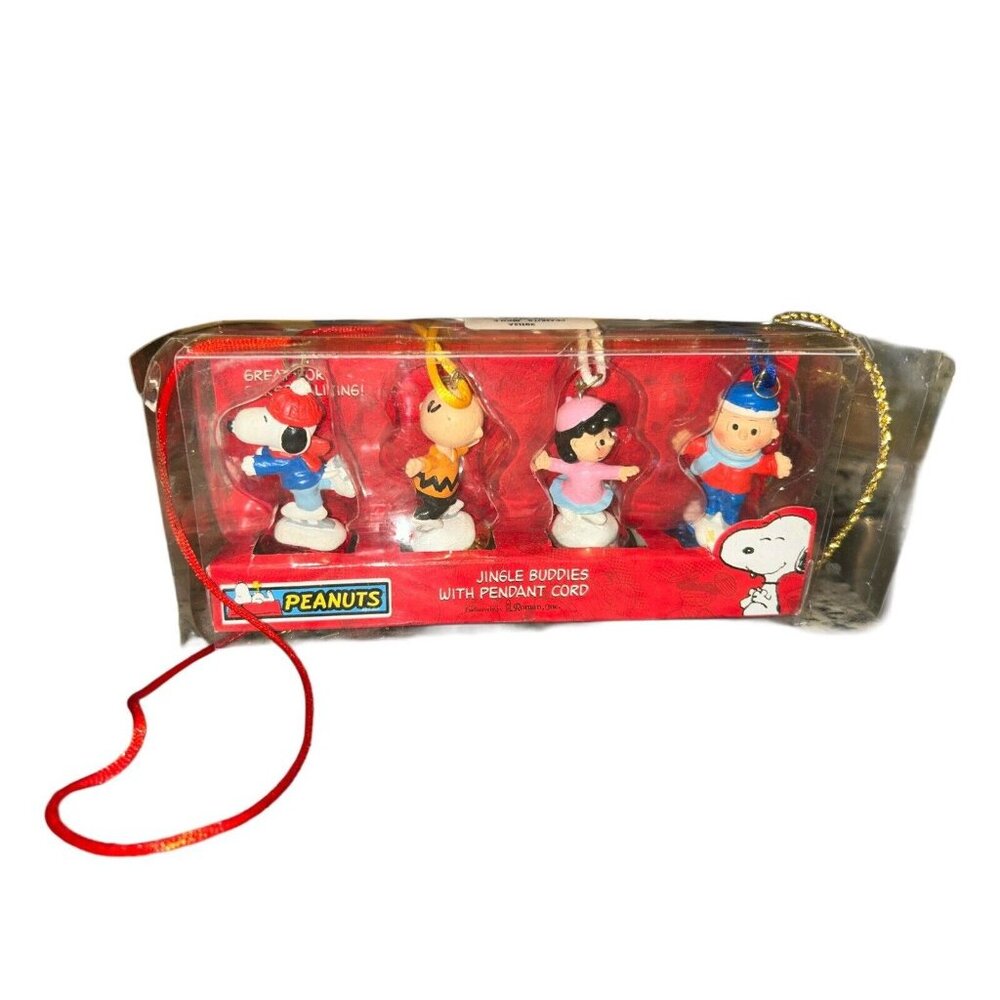 2007 Peanuts Roman Inc. Jingle Buddies w/ Pendant Cord Original Packaging